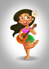 Hawaiian girl
