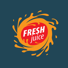 juice splash vector sign