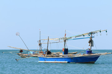 Obraz premium Boat on the sea