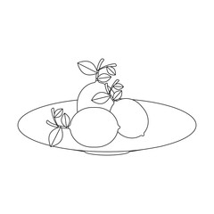 Delicious lemons fruits icon vector illustration graphic design