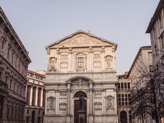 Obraz premium piazza San Fedele, Milano