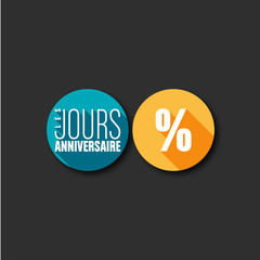 les jours anniversaire,soldes