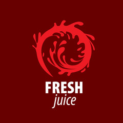 juice splash vector sign