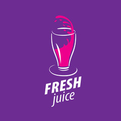 juice splash vector sign