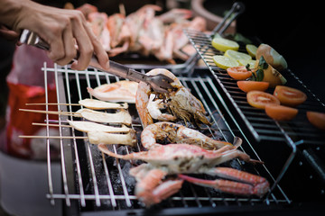 seafood grill ,bbq seafood