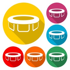 Trampoline icon - Illustration