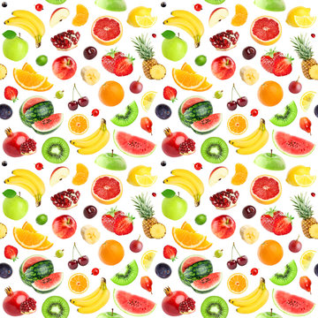 Fruits seamless pattern