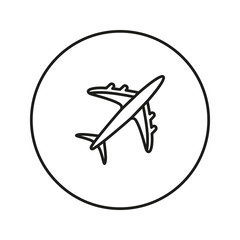 Aircraft icon. Vector
