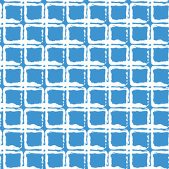 Naklejka premium Geometric seamless chalk drawn pattern.