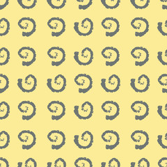 Geometric seamless chalk drawn pattern.