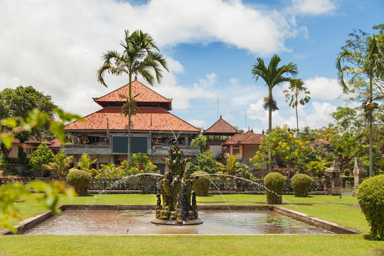 Taman Ayun Temple, a royal temple of Mengwi Empire located in Mengwi, Badung regency that is famous places of interest in Bali. Indonesia.