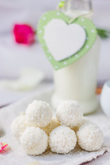 Breakfast in bed on Valentine's day