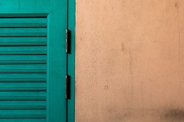 Hinge on the wall