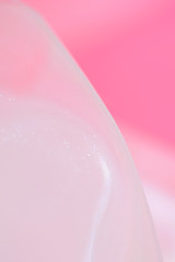 薄い布　ピンク色