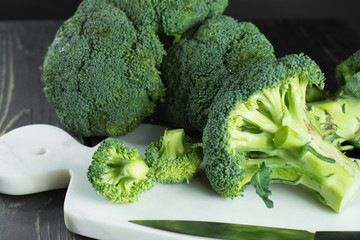 Green winter superfood -   baby broccoli