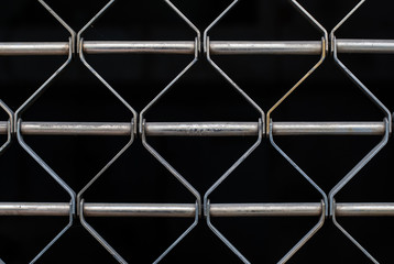 Fototapeta premium steel fence background