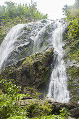 Fototapeta na wymiar Klong Lan Waterfall National Park in Thailand