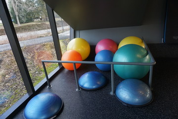Naklejka na ściany i meble exercise balls