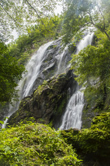 Fototapeta premium Klong Lan Waterfall National Park in Thailand
