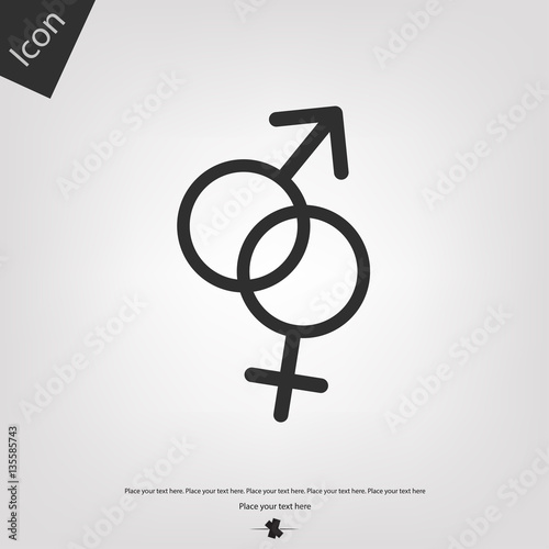 "Male and female vector icon" Stock image and royalty-free vector files on Fotolia.com - Pic