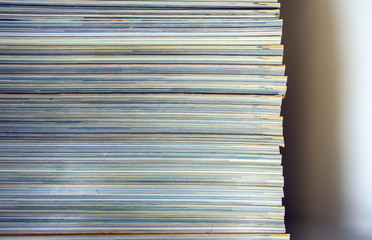 Texture of the opposite of spine magazine