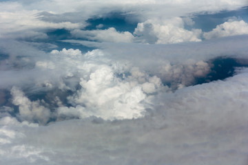 Blue sky with clouds