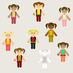 little girls collection set