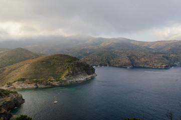 Paisaje del Parque Natural del Cap de Creus, Cataluña