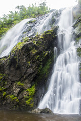 Fototapeta premium Klong Lan Waterfall National Park in Thailand