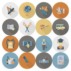 Fototapeta premium School and Education Icons