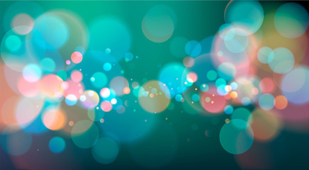 Abstract Bokeh Light Background, Illustration