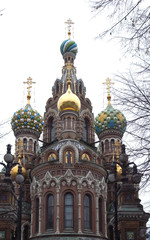 Fototapeta na wymiar Church of the Savior on Spilled Blood. St. Petersburg.