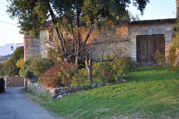 Autumn colors between villages and vineyards