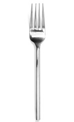 silver fork isolated