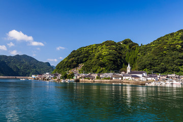 Sakitsu Church in Amakusa , Kyushu, Japan