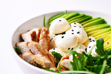 salad with turkey