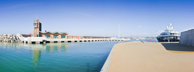 The new marina of Pisa city called 
