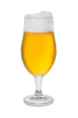 Full Belgium Ale with Condensation and Foam Head #1