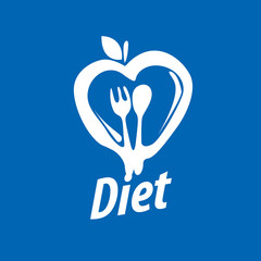 vector logo for diet