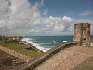 Fototapeta na wymiar Castillo de San Cristóbal San Juan Puerto RIco