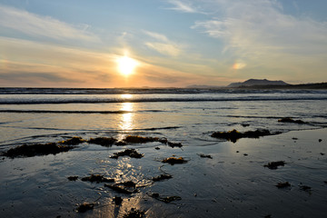 Fototapeta premium coucher de soleil sur le pacifique