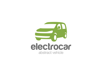Van car delivery Logo design silhouette. Auto vehicle icon. © Sentavio