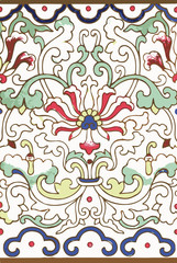 Traditional Chinese floral ornament