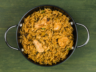 Indian Style Chicken Tikka Biryani