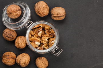 Walnuts. A lot of. Healthy diet. For your design.