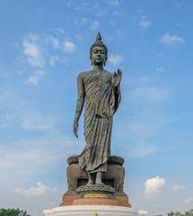 Buddha statue at Buddhamonthon (Phutthamonthon), buddha statue in Buddhist Park, Thailand
