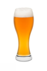 Isolated Wheat Beer, with Foam top #1