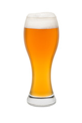 Isolated Wheat Beer, with Foam top #2