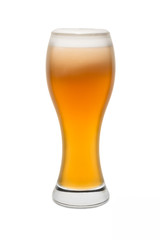 Isolated Wheat Beer, with Foam top #3