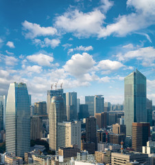 Fototapeta na wymiar Cityscapes of Tokyo, city aerial skyscraper view of office build